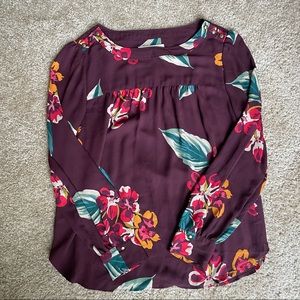 Loft Floral Blouse M